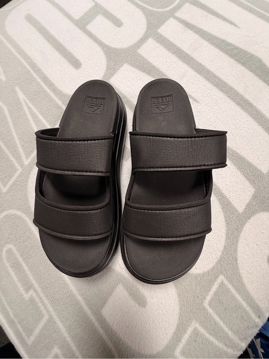 Reef Shoes - Reef Black Women’s Double-Strap Slide